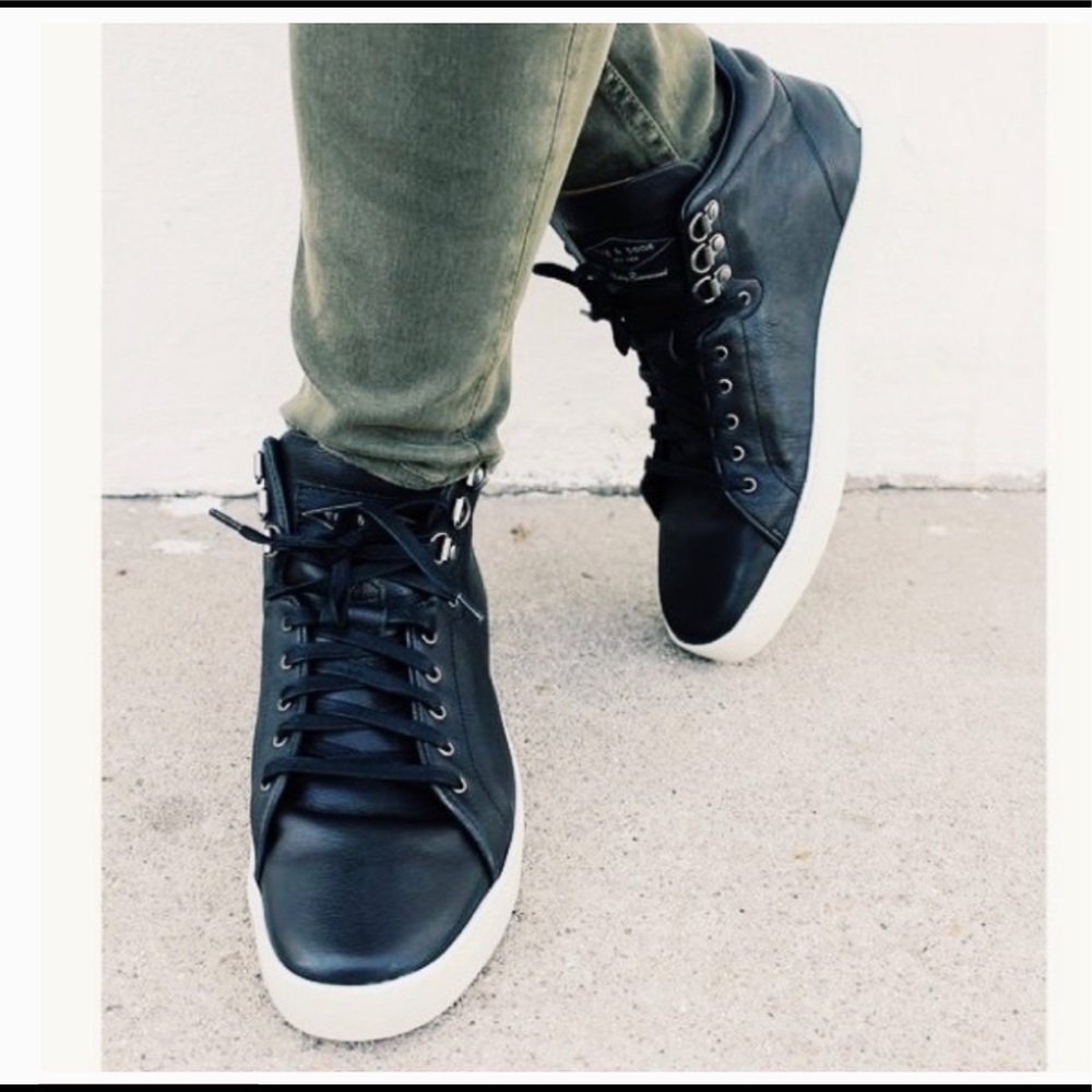 Rag & Bone Kent Leather High Top Sneakers
